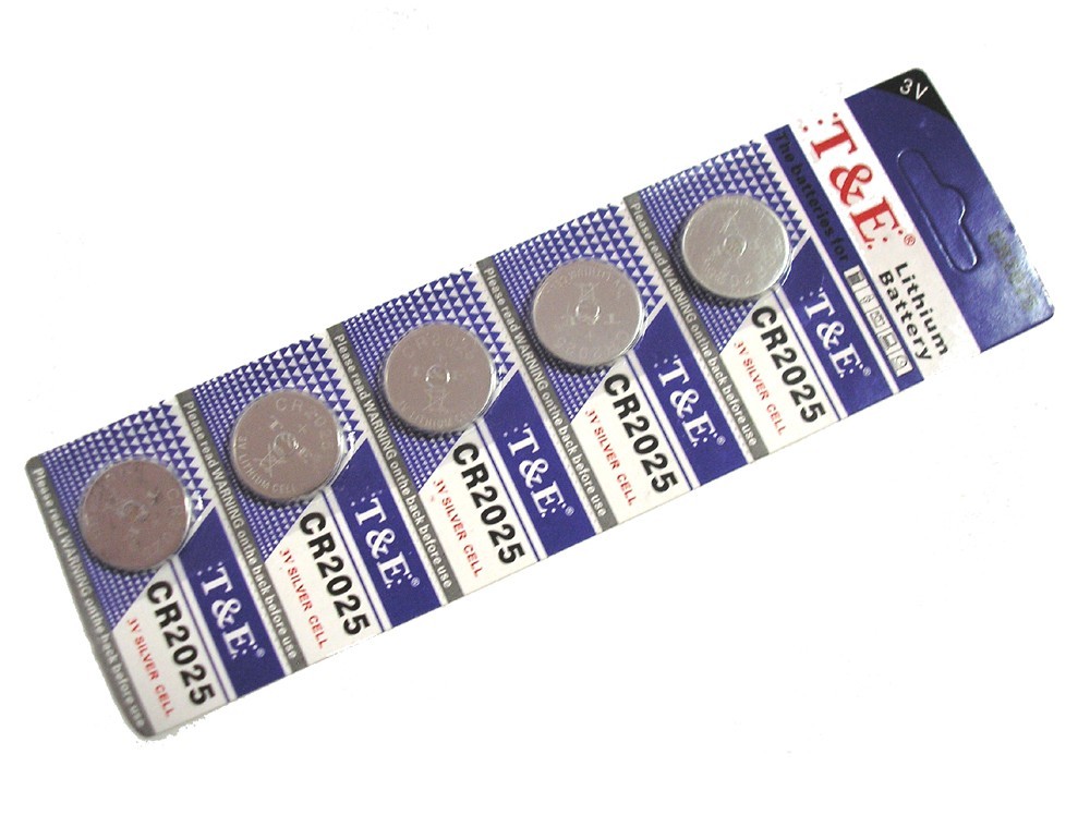 5pcs CR2025 3V Lithium Watch Calculator Batteries Fast Free Shipping