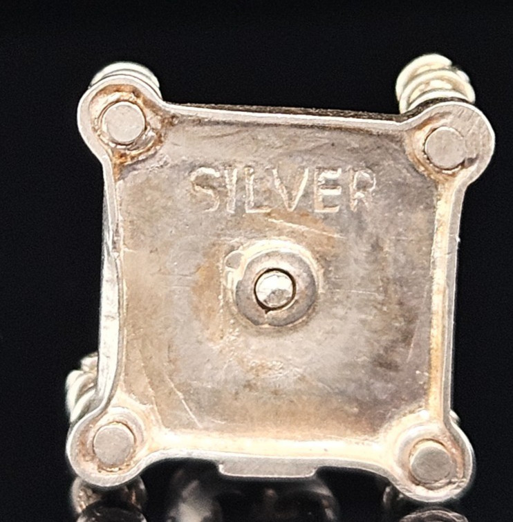 Silver TAJ MAHAL Charm Pendant 925 India Vintage India