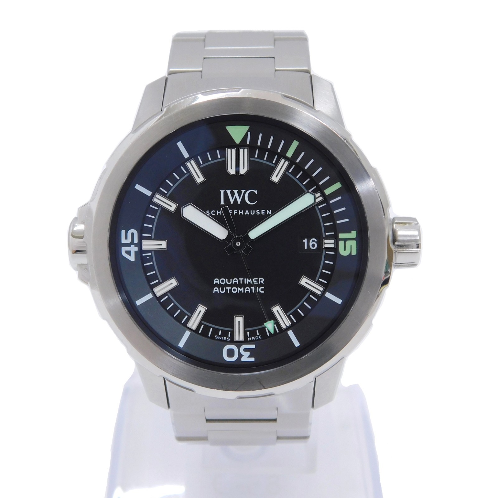 IWC SCHAFFHAUSEN Aquatimer IW329001 S.Steel Automatic Wrist Watch #1494B