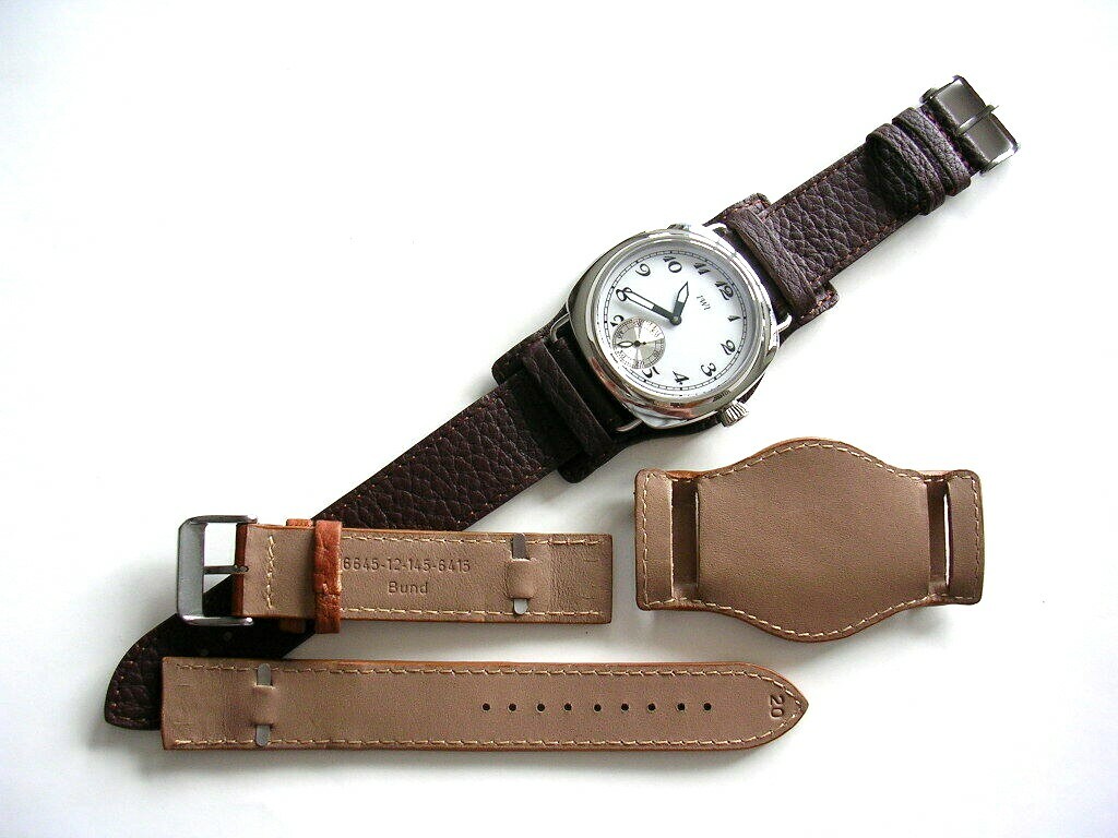Buffalo Bund Open End Flieger German Pilot watch band Military strap IW SUISSE