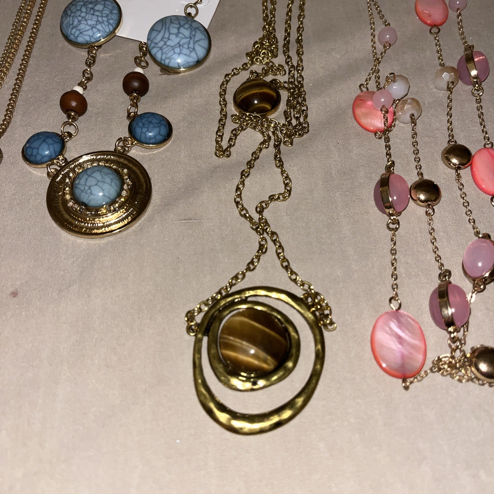 ❤️VTG LOT OF 4 NOS ASHLEY COOPER COLLECTIONS NECKLACES & EARRINGS * BONUS*