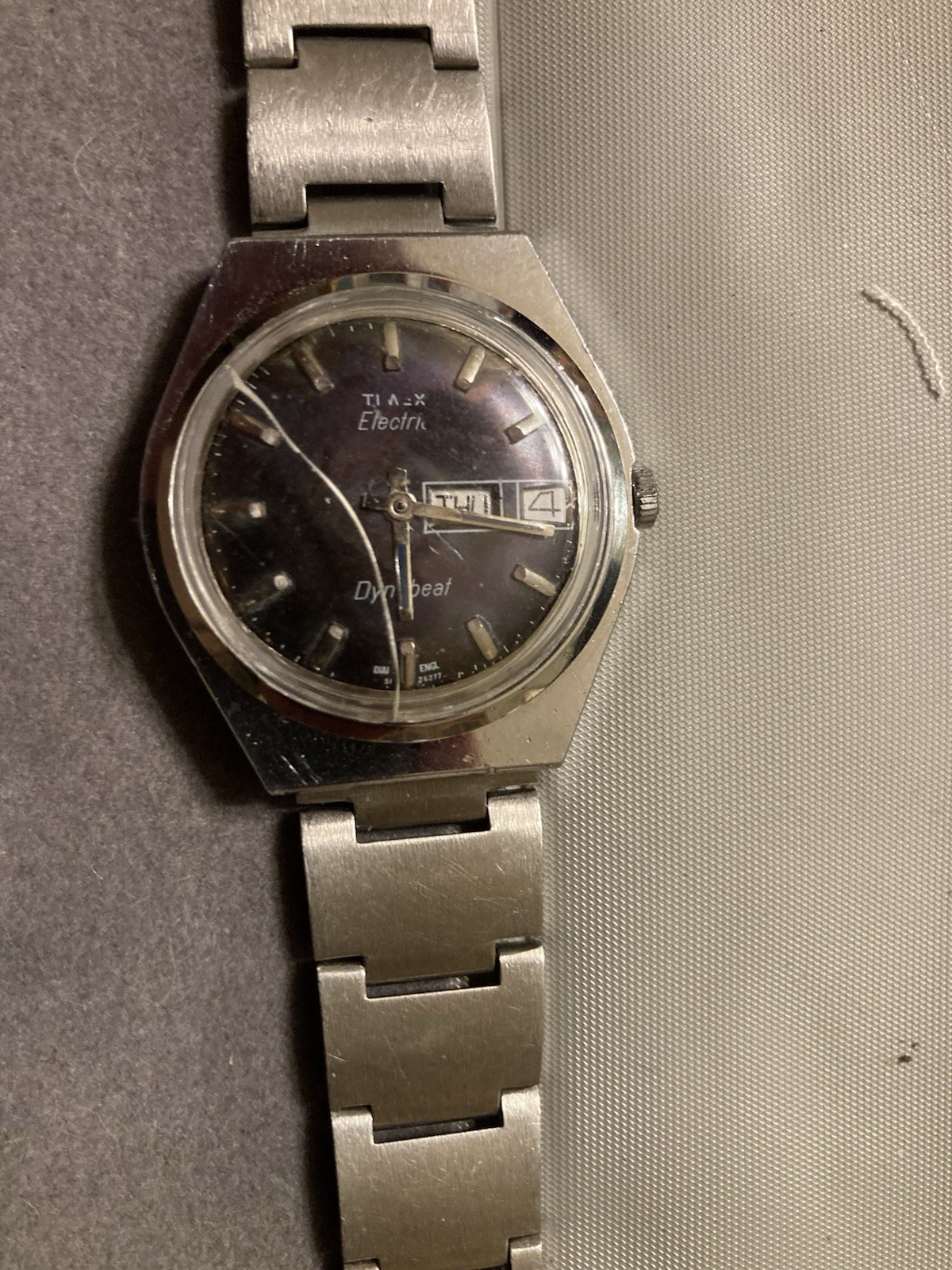 Vintage Timex Electrik Dynabeat 1970s For Parts or Repair