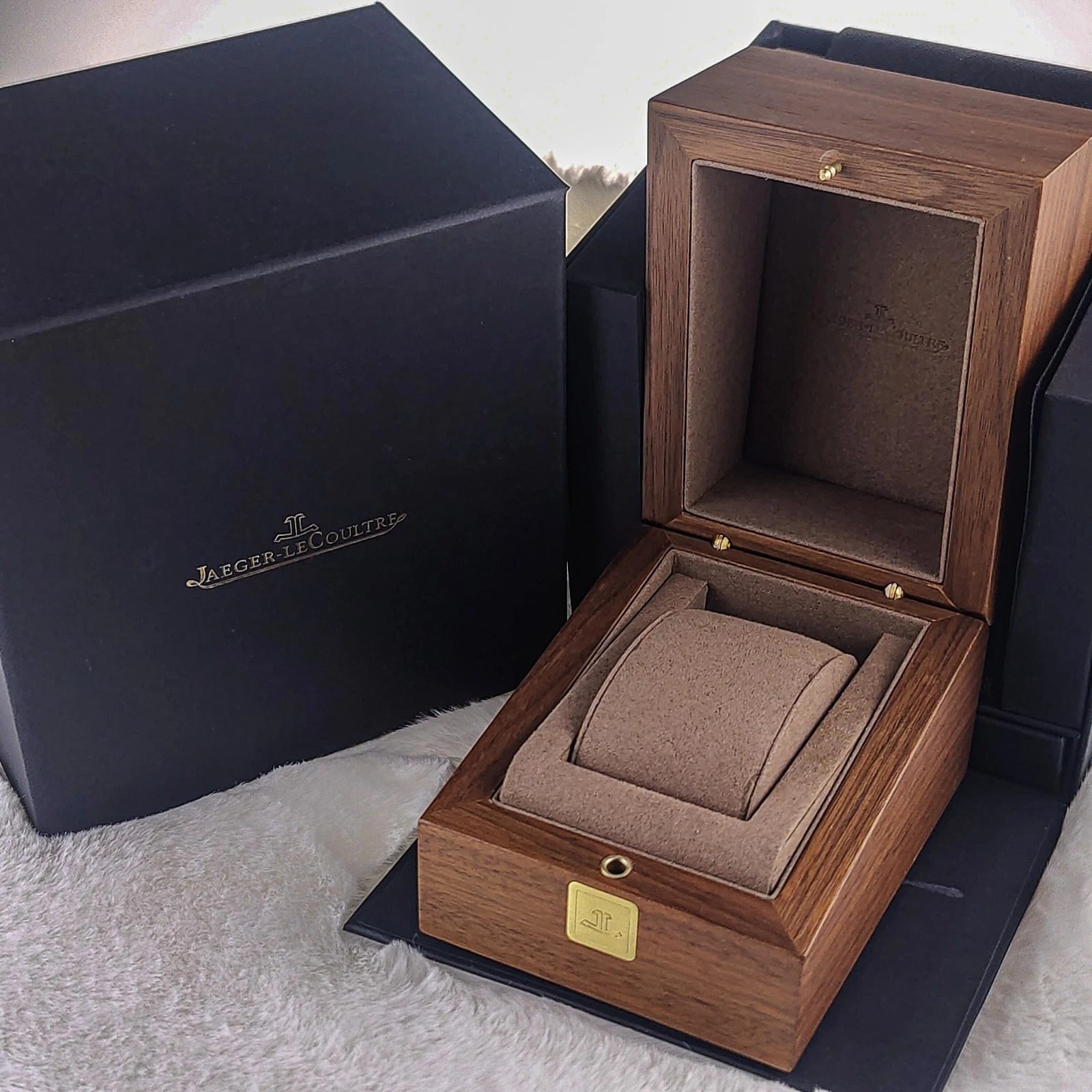 New Jaeger LeCoultre Wooden Watch Display Case Storage Box JLC