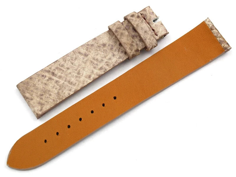 Craft Genuine Beige Leather Strap Various Sizes Made Italy Excellent Quality