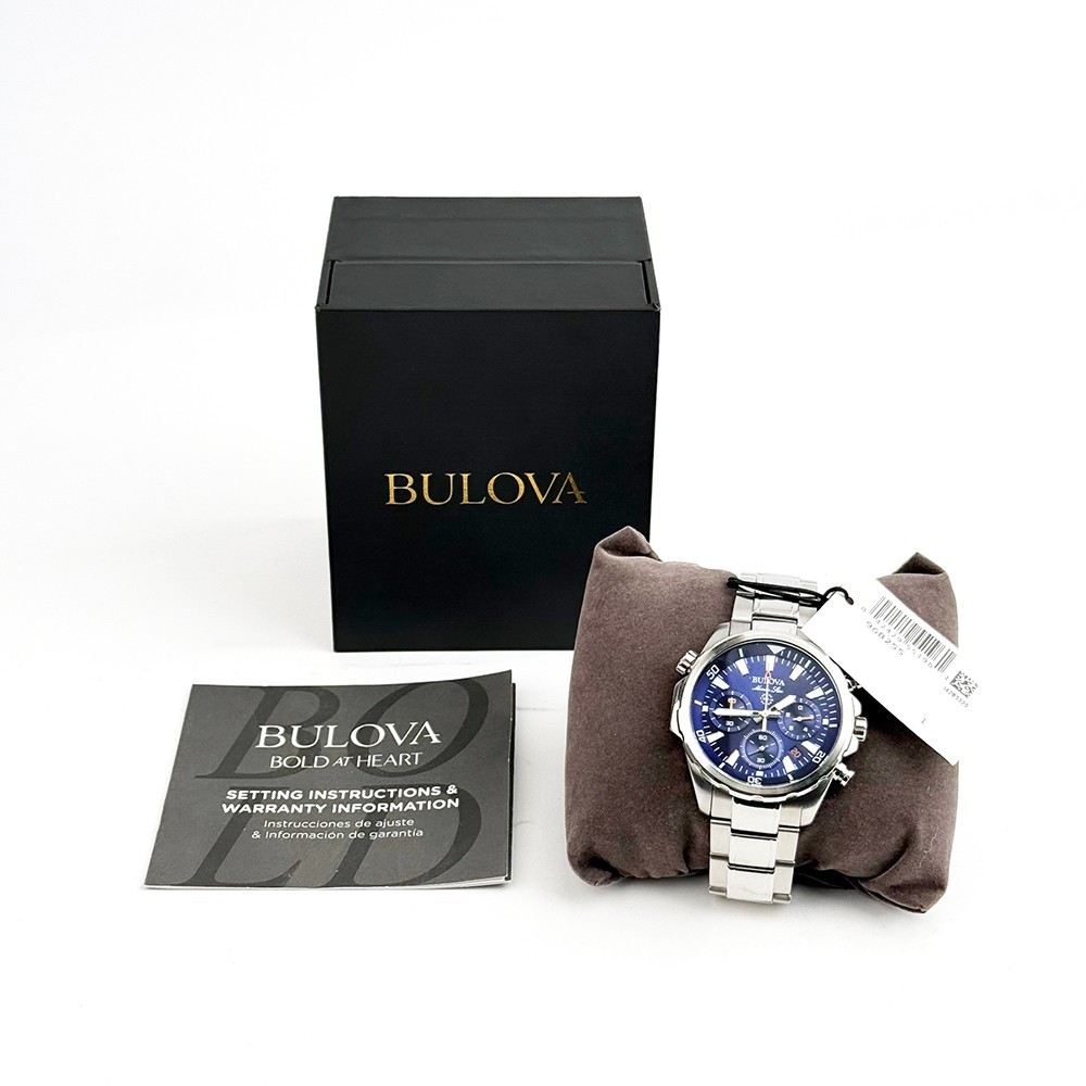 Bulova 96B256 Marine Star Watch Stainless Steel Calendar Six-Hand Chronograph