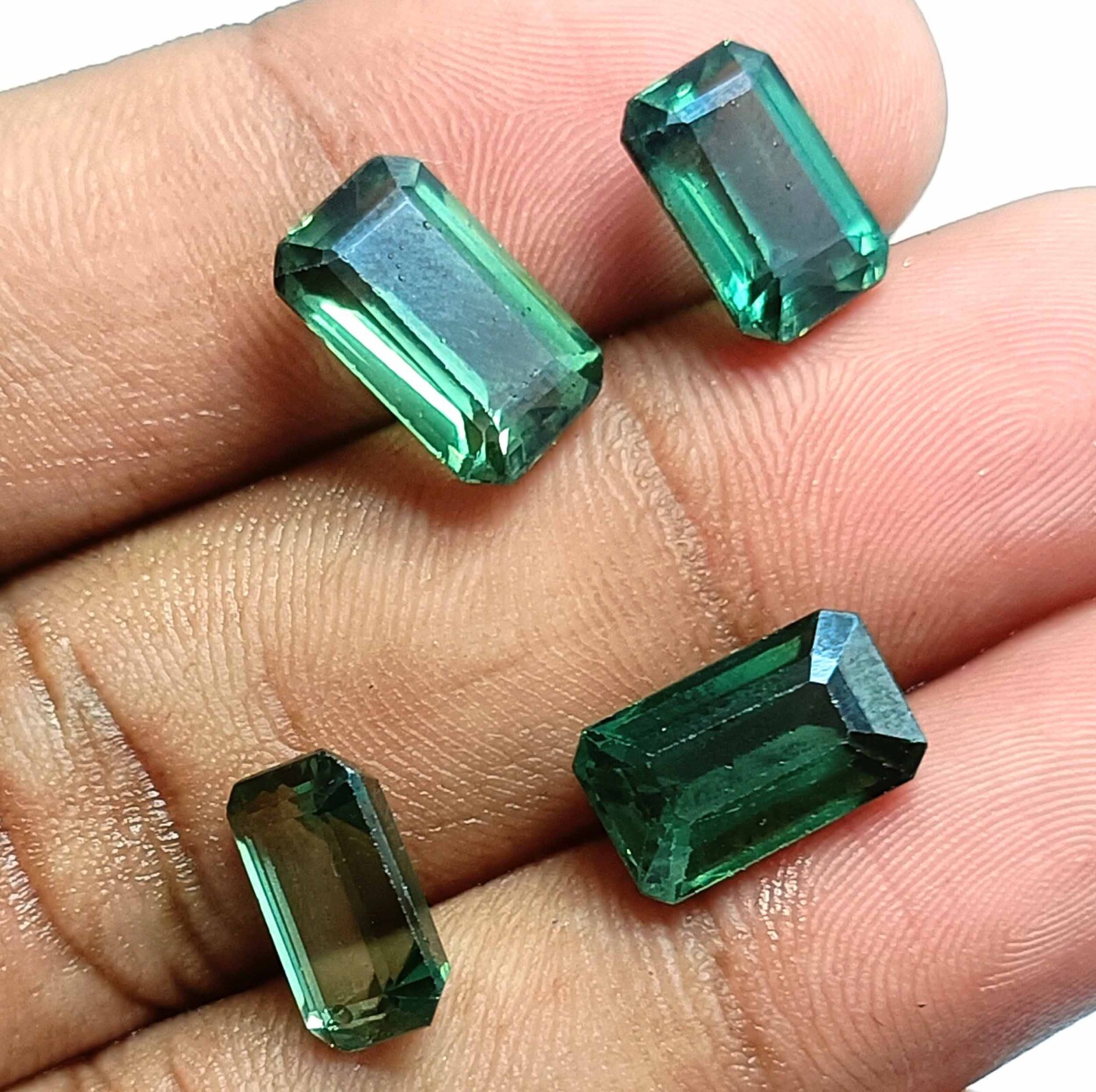 IGL Alexandrite Natural 12x8mm LOT Russian Color Changing Emerald Cut Loose 4N
