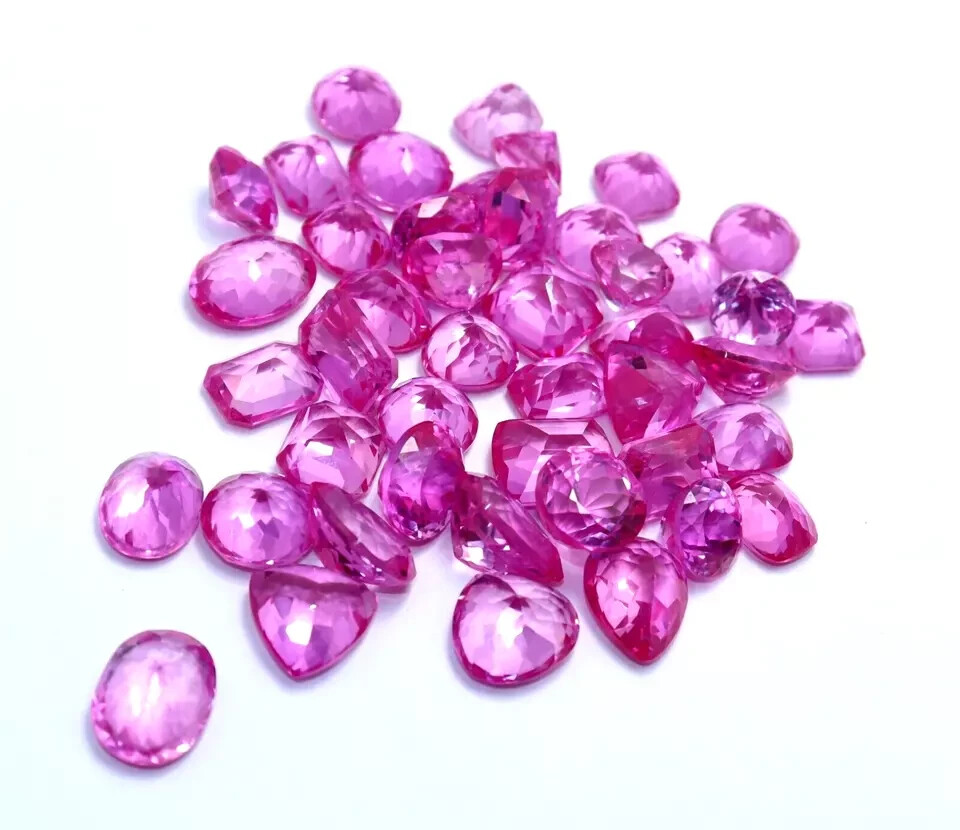 Natural Pink Sapphire 170 Ct 16-17 Pcs Mix Cut Certified Rare Loose Gemstone Lot