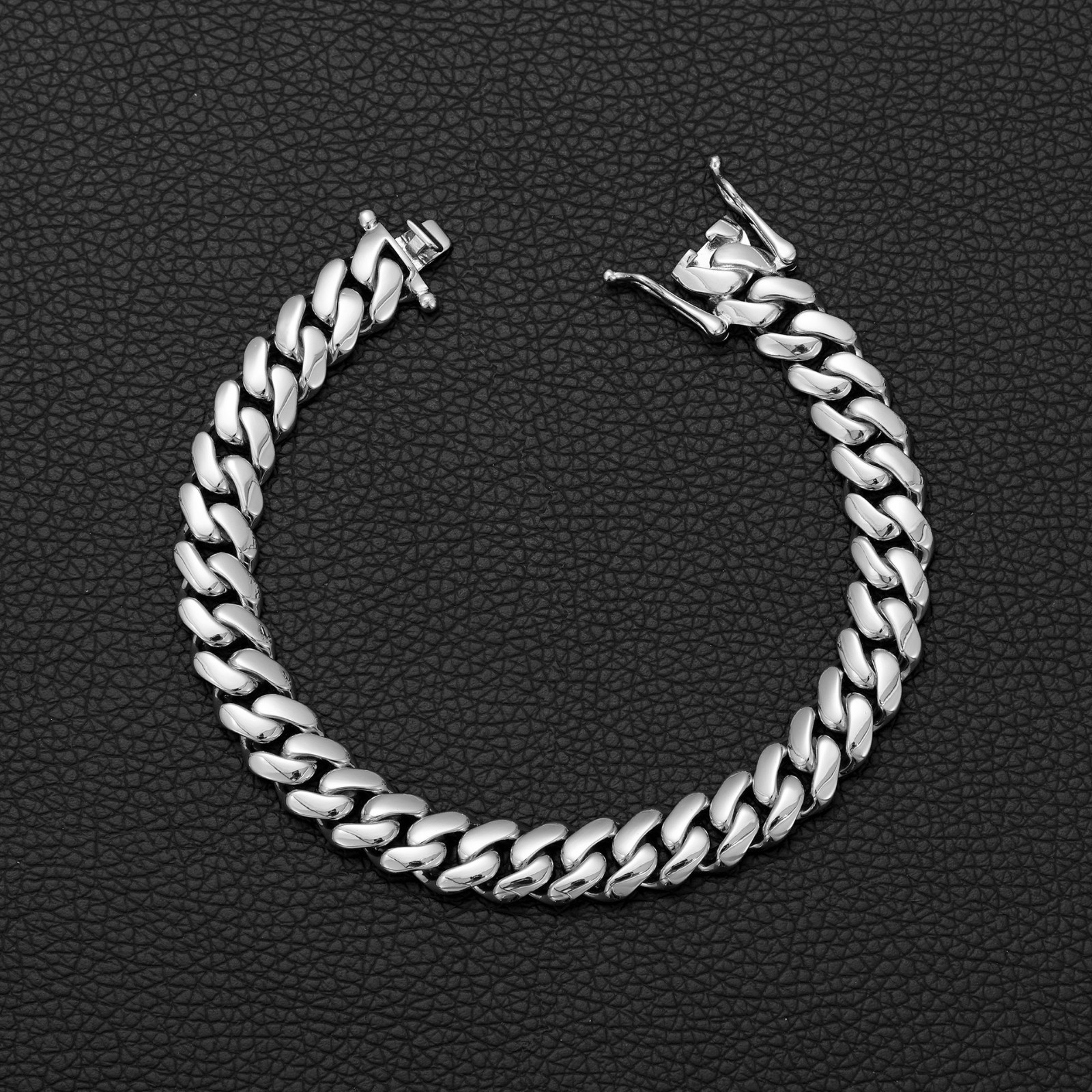Stainless Steel Miami Hip Hop Cuban Chain Necklace Bracelet 10-22MM