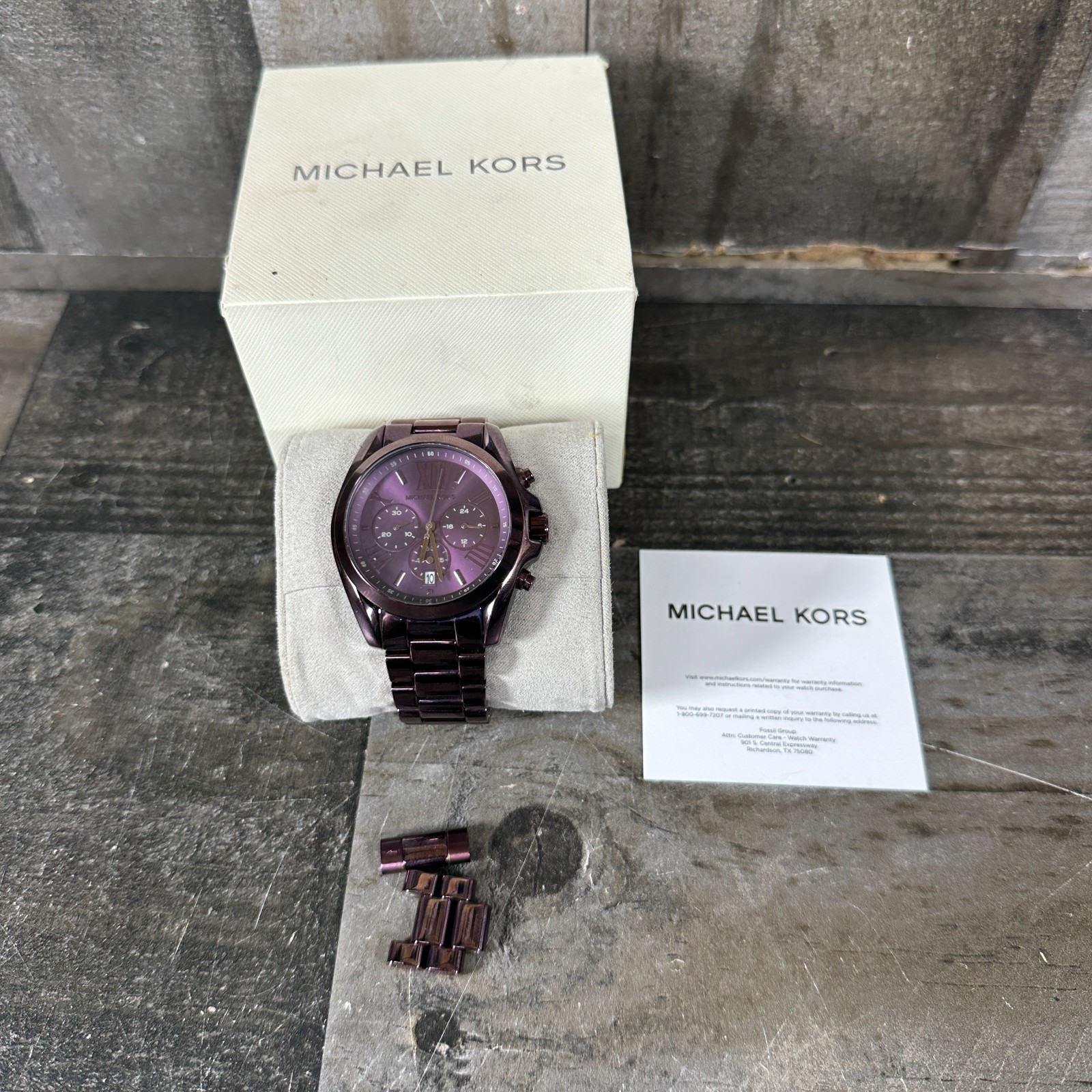 Michael Kors MK6721 Ladies Dress/sport Watch, Purple