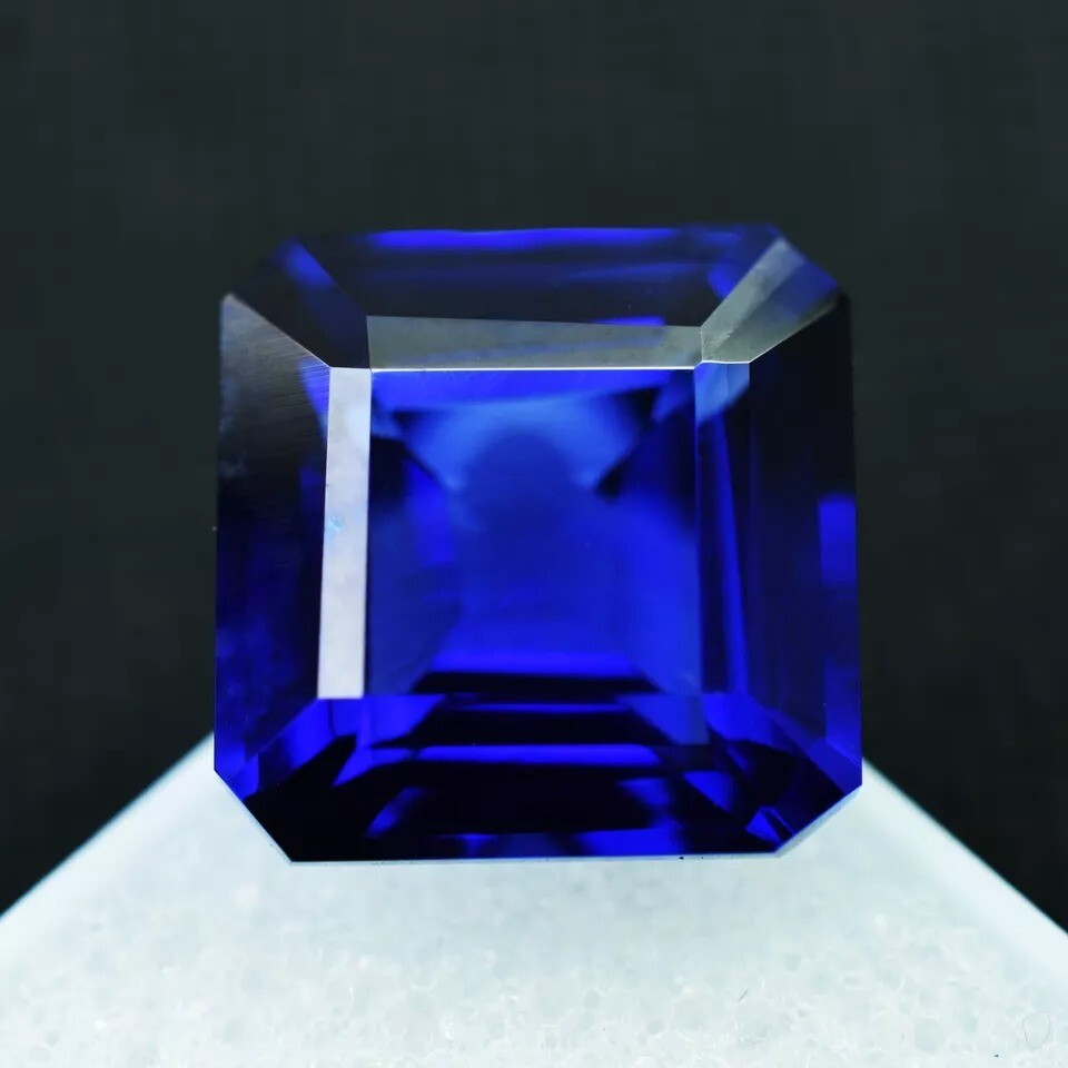 Flawless BLUE Sapphire 20 Ct CERTIFIED Loose Gemstone SQUARE Shape AAA Quality