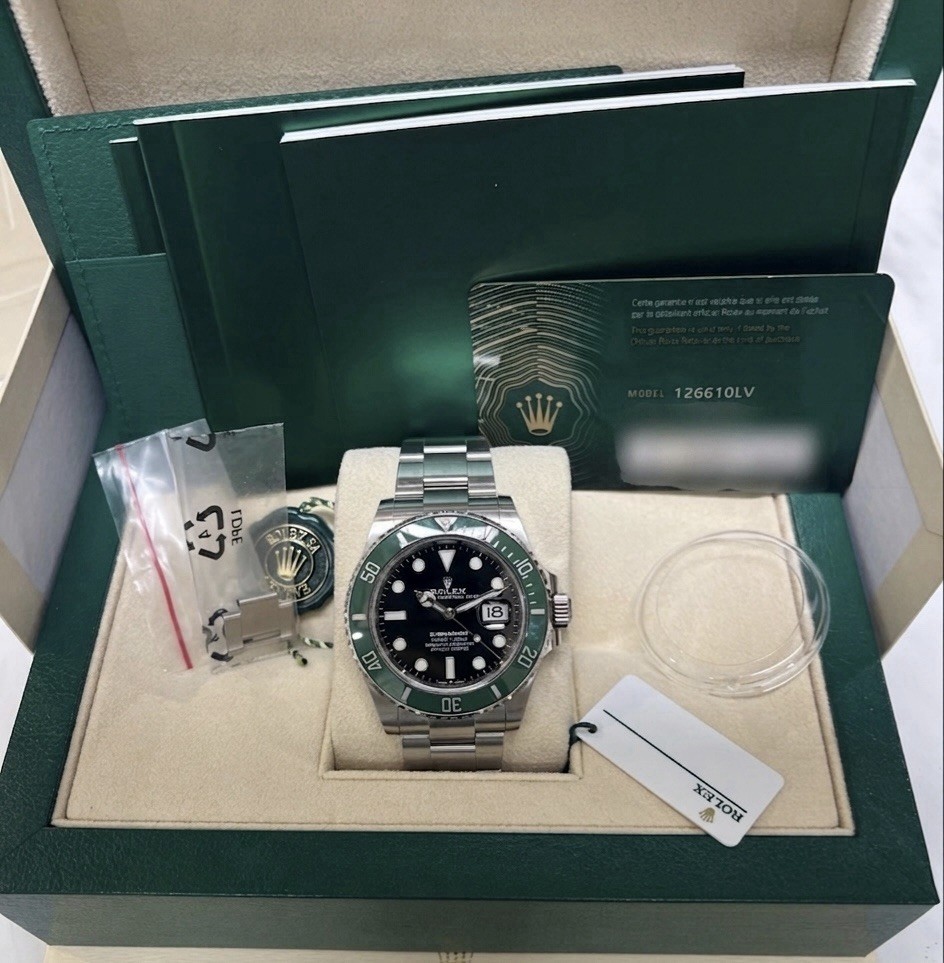 Rolex Submariner 126610LV Starbucks Green MK1 Bezel 2022 Box & Papers MINT⁠