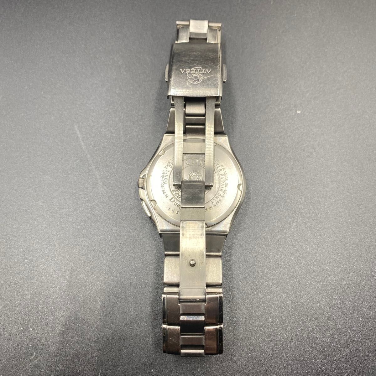 Citizen Attesa H410-T003788 Solar-Powered Titanium Silver