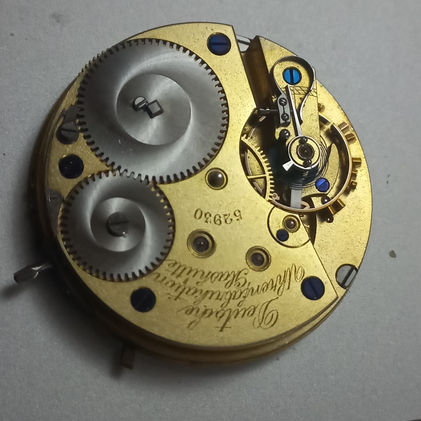 RARE VINTAGE A LANGE SÖHNE GLASHÜTTE POCKET WATCH MOVEMENT