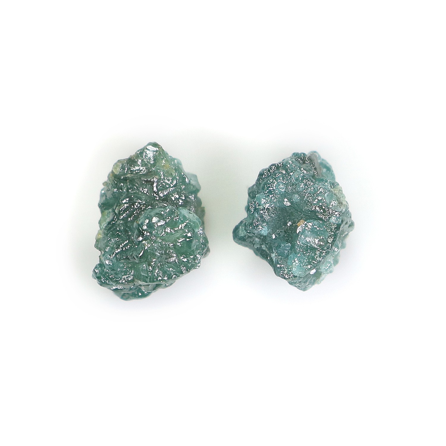 3.89 CT Natural Loose Rough Cut Diamond 6.40 MM Blue Color Rough Diamond NQ677