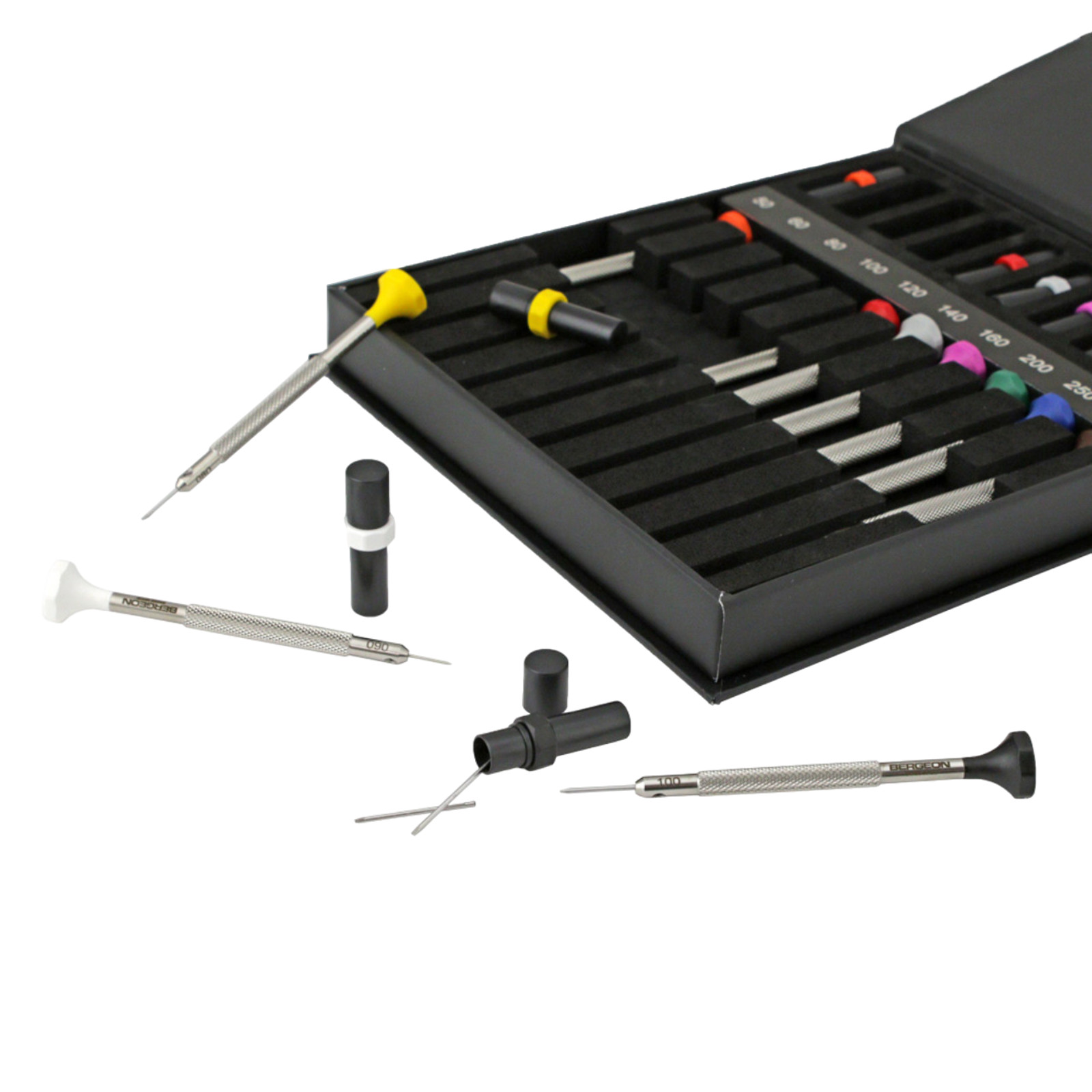 BERGEON 30081-AC10 Watchmakers Ergonomic 10 Piece Swiss Screwdriver Set AU STOCK