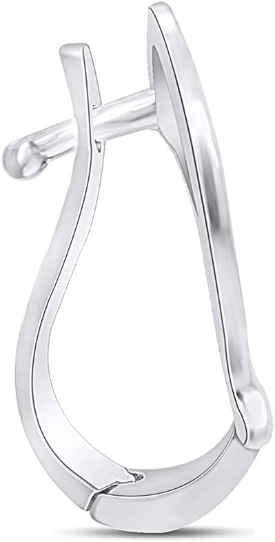 7mm Fits Enhancer Pearl Slide Hanger Interchangeable Pendant 925 Sterling Silver