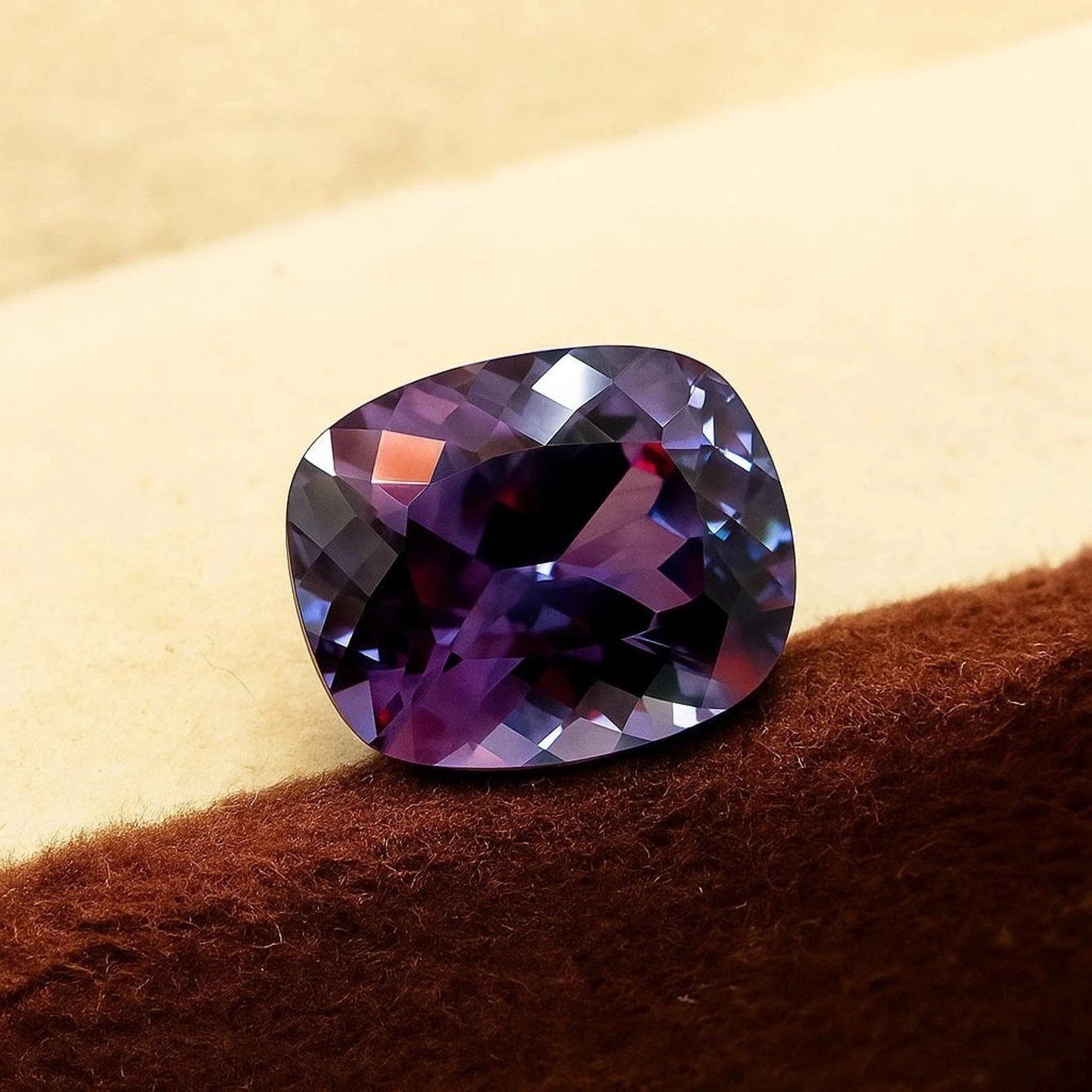 9.42 Ct Natural Alexandrite Cushion Cut Color Change Certified Loose Gemstone