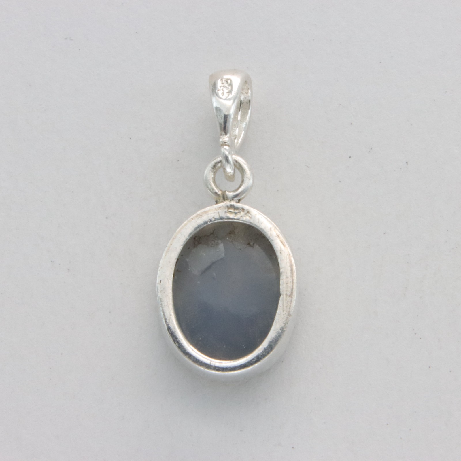 Oval Purple DRUZY DRUSY Druse QUARTZ Pendant – 925 STERLING SILVER Necklace #48