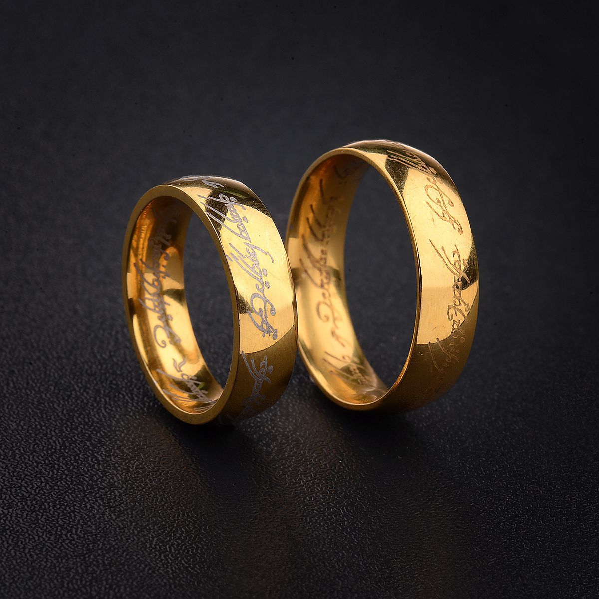 The Lord of the rings Lotr Charm Stainless Steel Fashion Women Men’s Ring Gift
