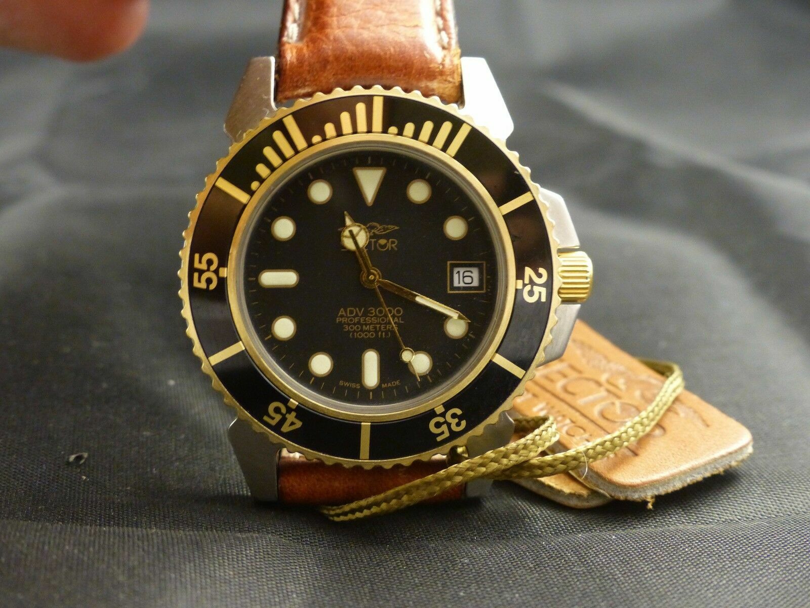 Sector Divers ADV3000 Black Face, 300 Meters Amazing, NO Amazing…