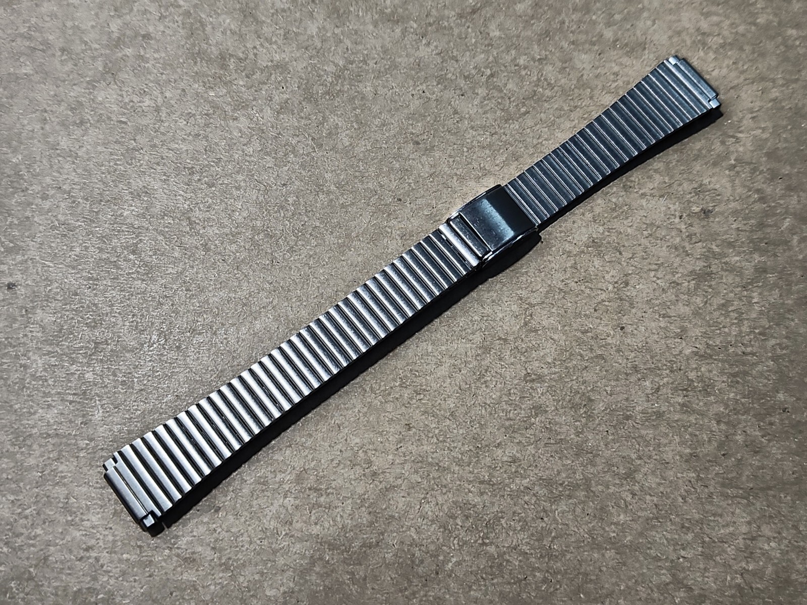 Ladies Vintage NOS Speidel 10-13mm 2 Piece Stainless Sliding Clasp Watch Band