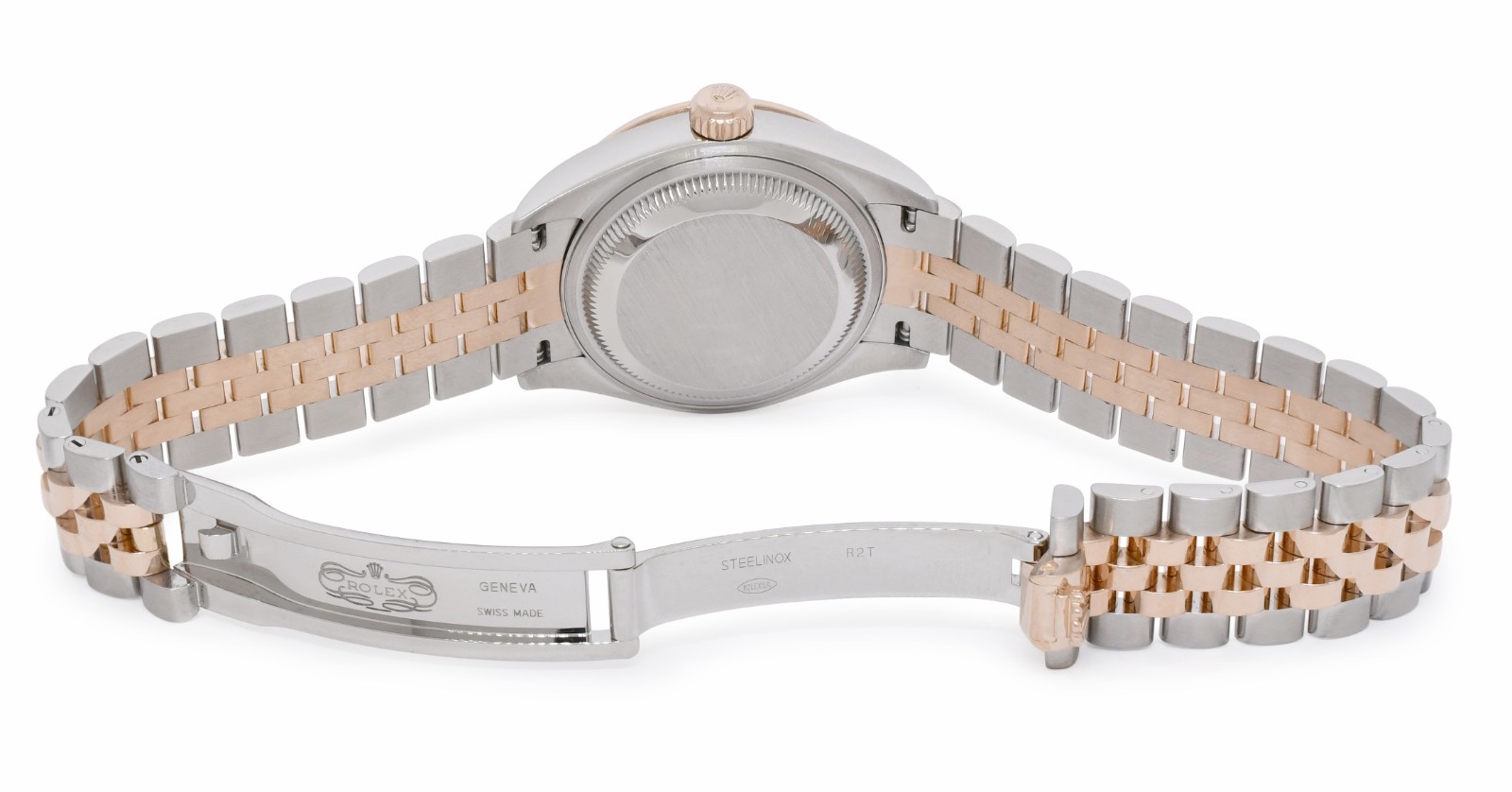 Rolex Datejust 28 Rose Gold/Steel Olive Green Diamond Watch +Card ’22 279381RBR