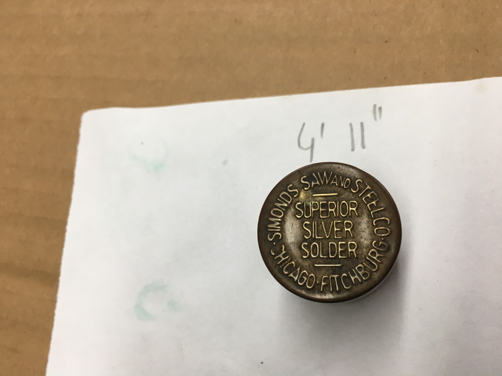 Simonds Saw and Steel Co. , Silver Solder Sheet/Strip