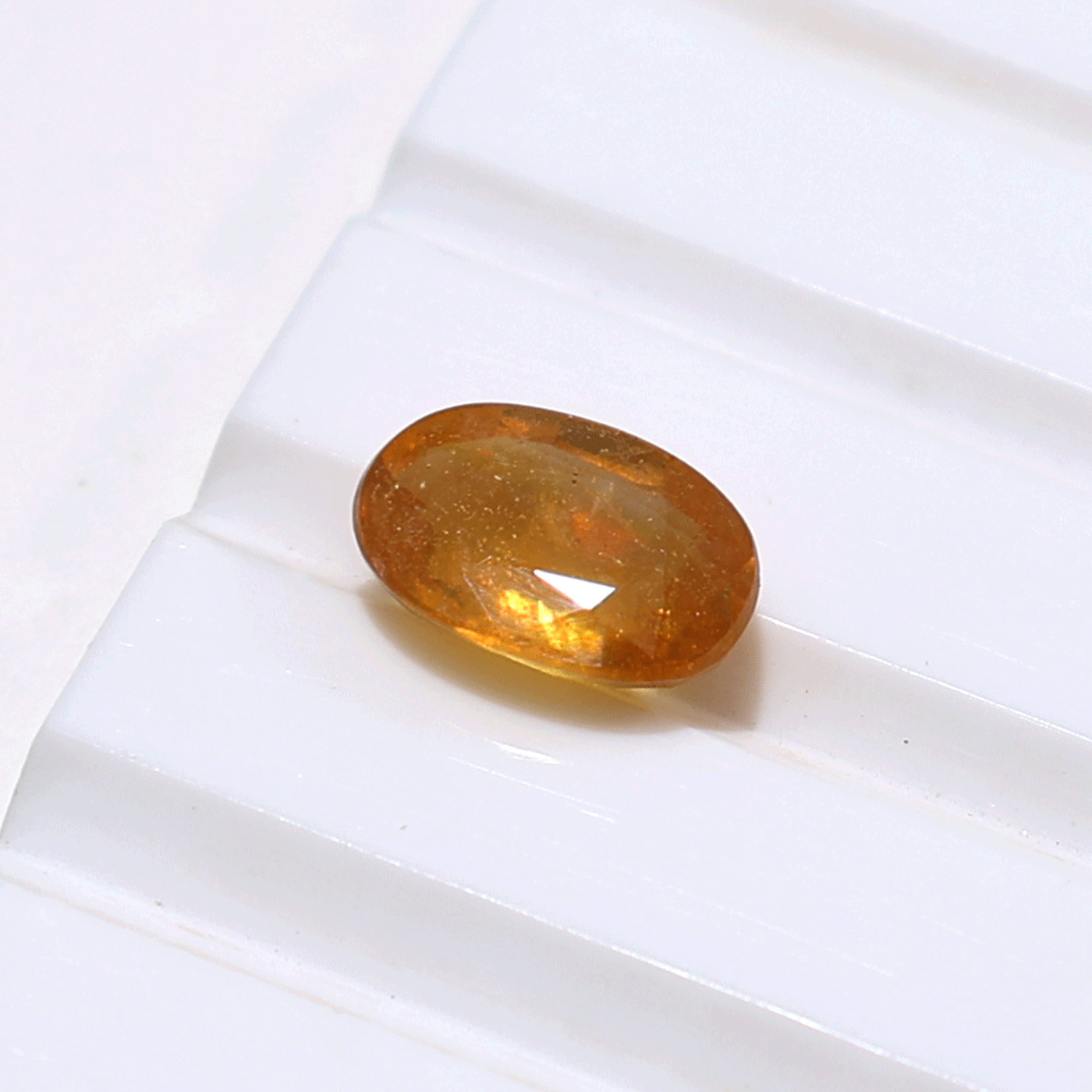 2.45 CT Natural Bangkok Sapphire ( Diffused ) 9mmx6mm Oval Faceted Cut Gemstone