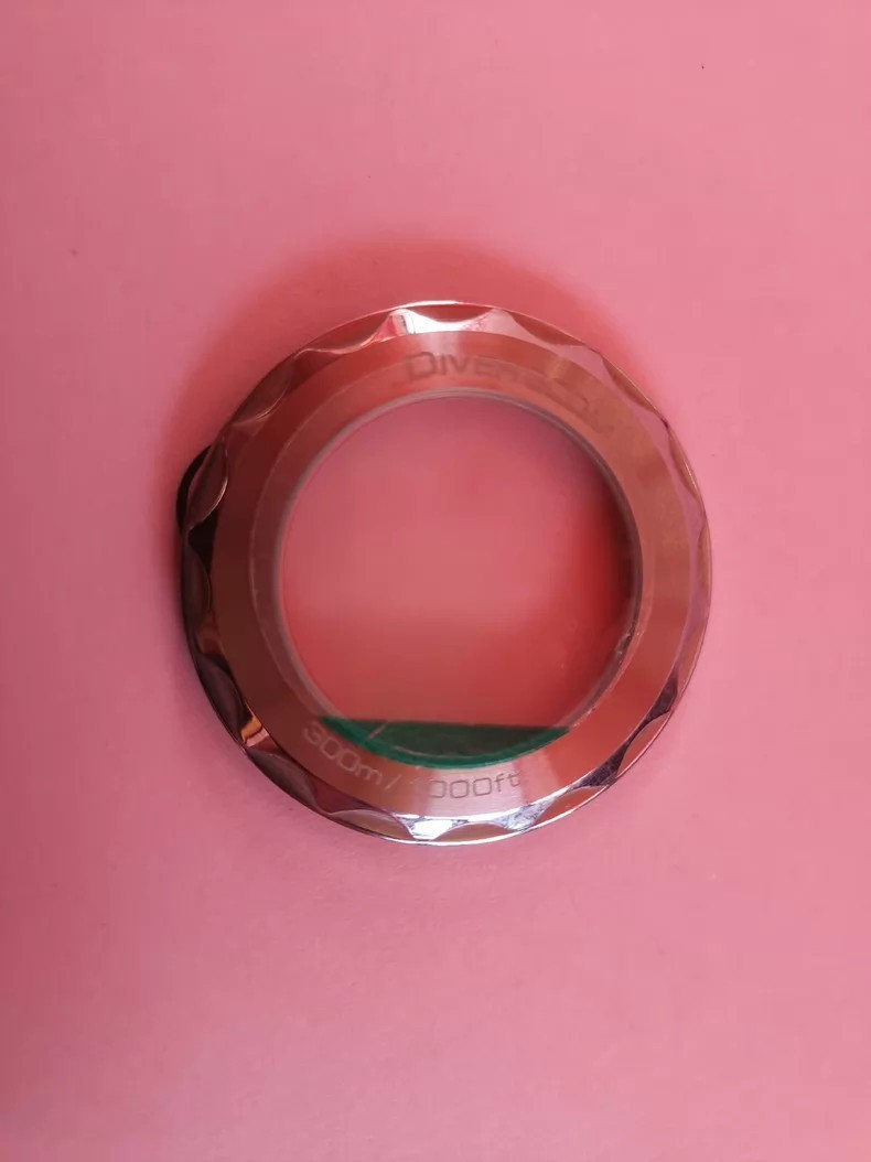 DIY SET for Ceramic Bezel Sapphire Black Dial Date