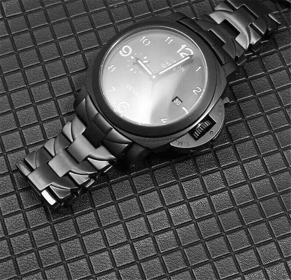 Stainless Steel Strap For Panerai Luminor PAM441 111 01316 Butterfly Buckle Band