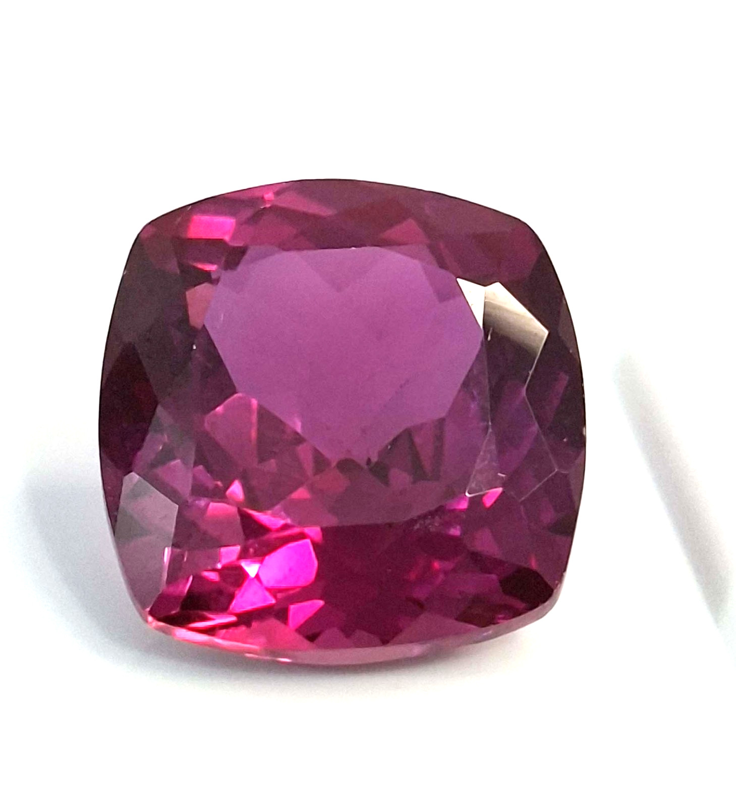 Rhodolite Garnet Natural Cushion Cut 14-16 Ct Certified Loose Gemstone TQ012
