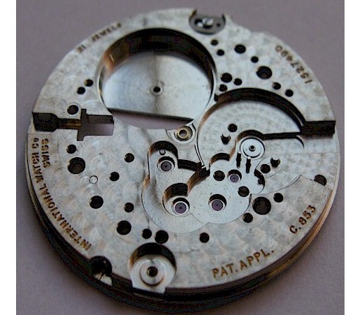 IWC 853 Watch Part: main plate #100