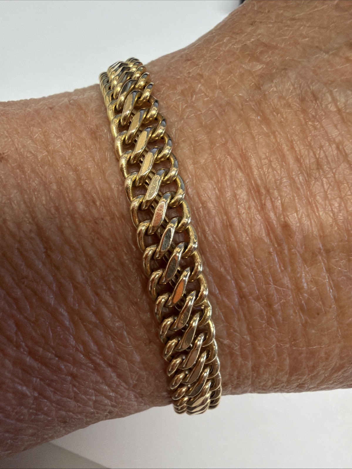 14k Milor 7mm Infinity Link Bracelet 7:5”