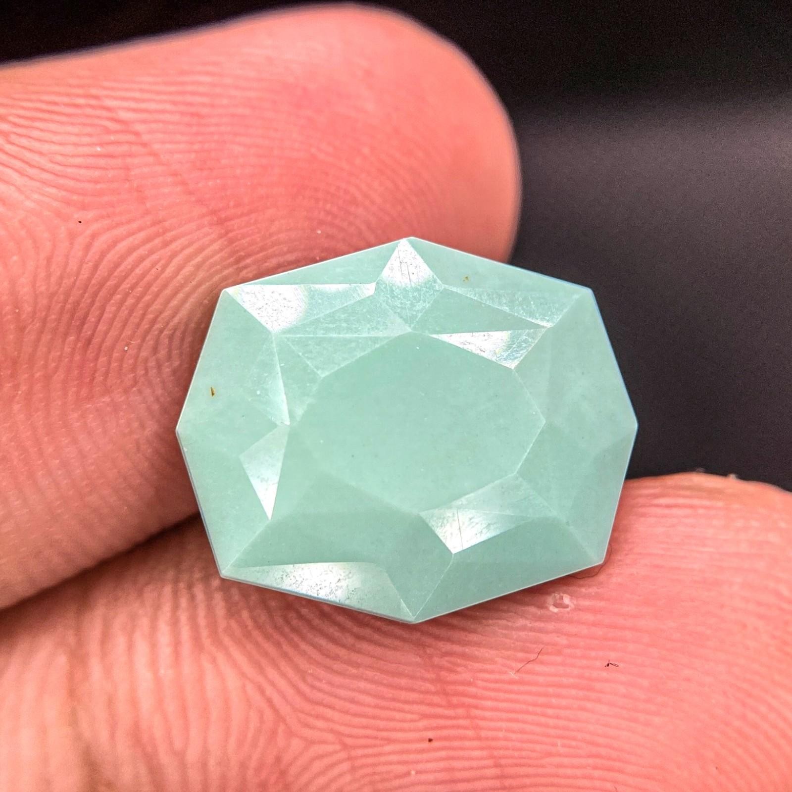 7.83 ct VARISCITE – USA – Natural Rare Untreated Faceted – FREAKINGCAT
