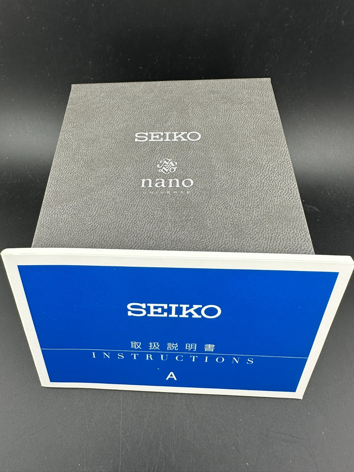 Seiko SUS Nano Universe Men’s Silver Dial Gold Tone 35mm Quartz Watch 7N01-0KL0
