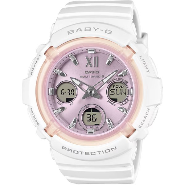 Casio Baby-G BGA-2800SP-7A1JR Tough Solar Radio Pink White
