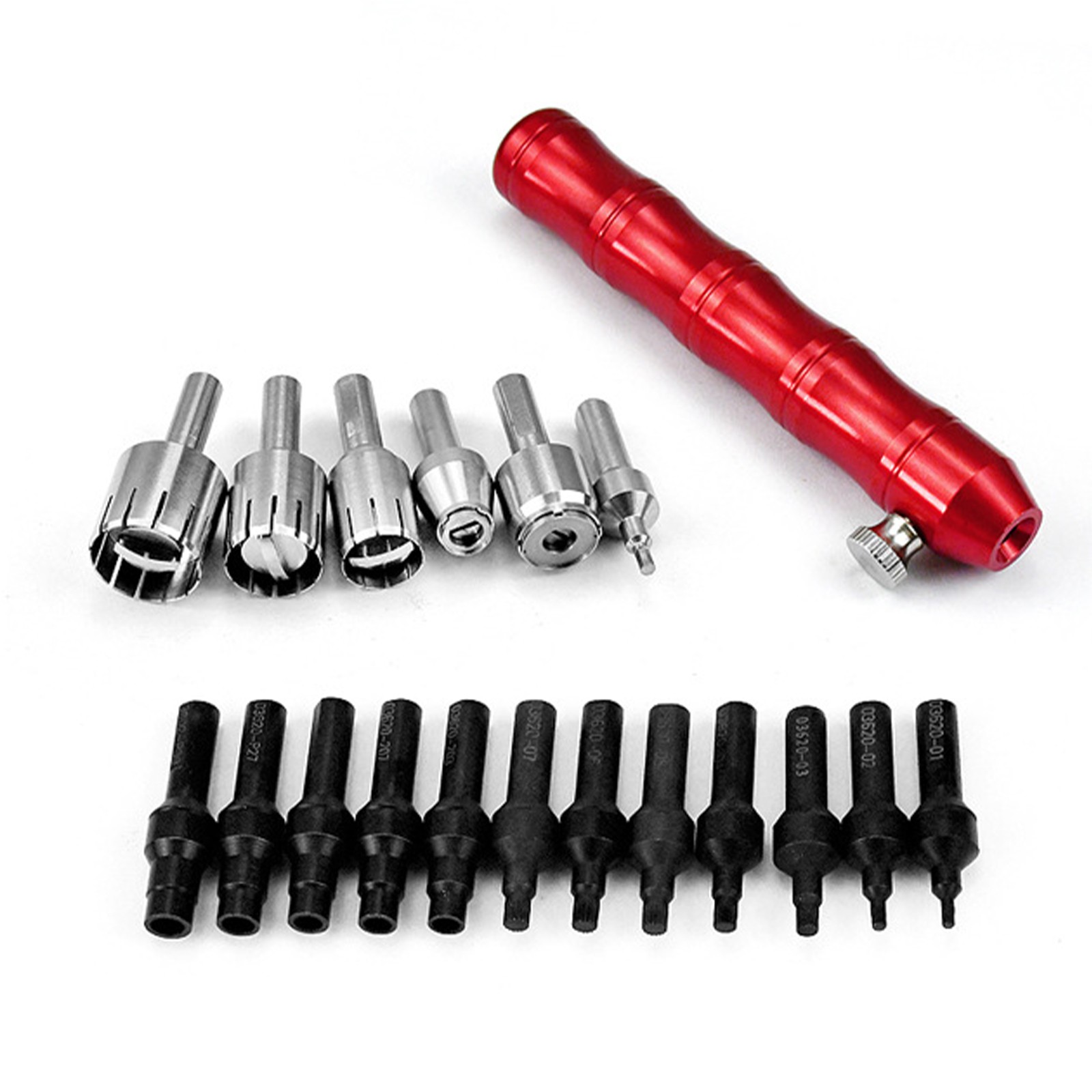 Watch Crown Tube Tool &Nozzle Remove Install Pusher Battery Case For Rolex Watch