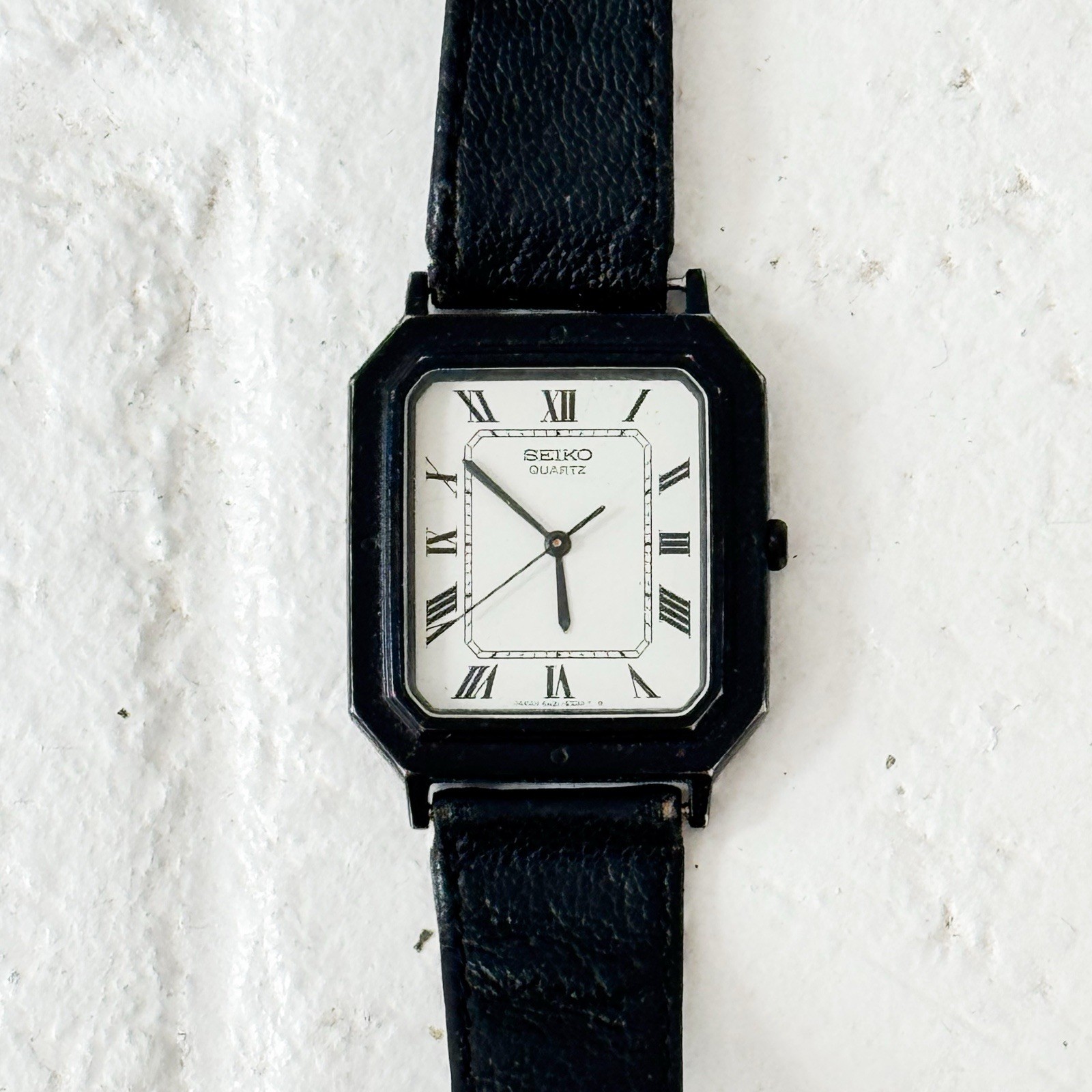 1983 Seiko 6431-5170 Quartz Tank Watch Japan Vintage Working New Battery