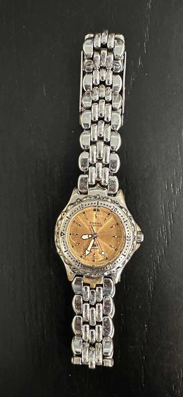 Fossil Women’s Stainless Steel Dive-Style Bracelet Watch