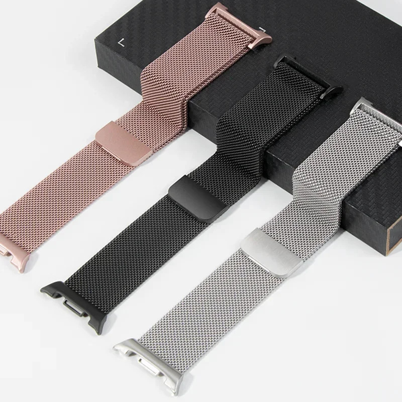 Milanese Loop Strap Watch Band + PC Case For Samsung Galaxy Watch 8 / 8 Classic