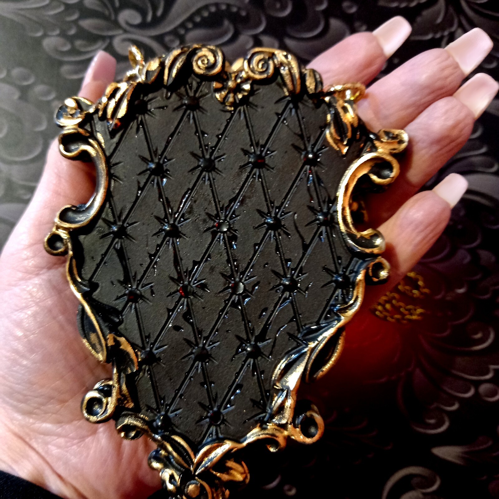 Necklace Vintage Luxury Pendant Jewelry Lucky Charms Bib Art Deco Liberty Spider