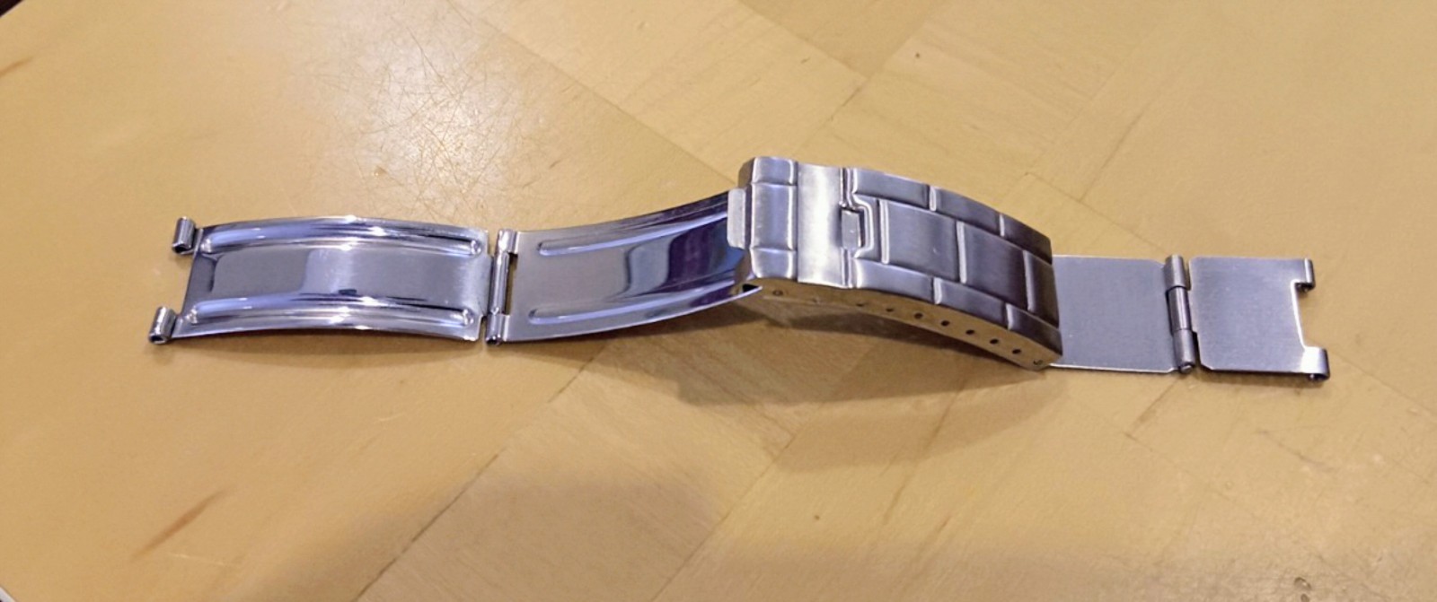 Unmarked Clasp For Rolex 93150 Bracelet, Without Flip Lock, With Diver Extension