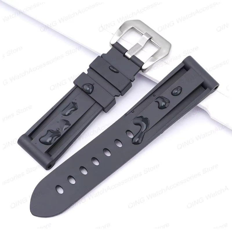 20mm 22mm 24mm 26mm Rubber Strap Silicone WatchBand for Omega Casio Panerai
