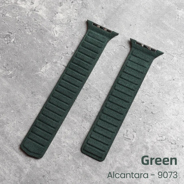 Magnetic ALCANTARA Strap for Apple Watch Ultra 2 Band Suede Leather Accessories