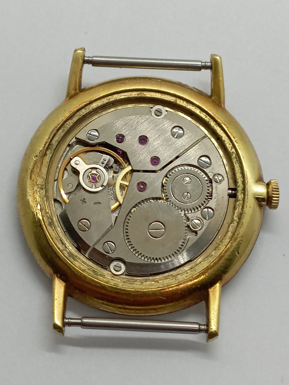 VTG Unique M&M Black Dial Gold Plated Cal. Peseux 7001 (ETA) 6mm. Thickness Work