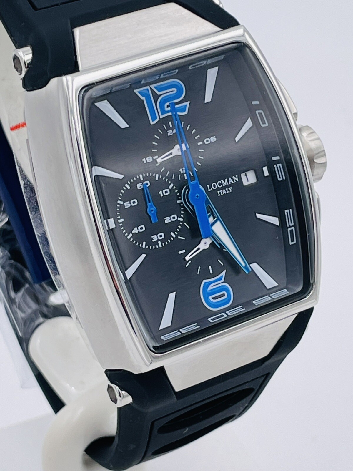 Locman Tremila Crono 550KBK/498 Titanium/Rubber Very Discounted Watch New
