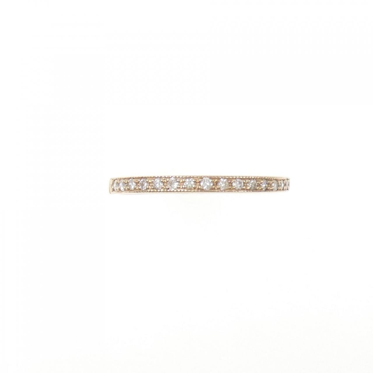 Authentic K18PG Diamond Ring 0.14CT #260-007-926-9315