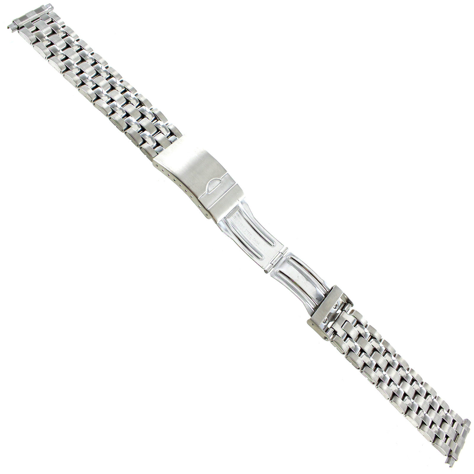 16-22mm Speidel Semi-Solid Stainless Steel Buckle Clasp Mens Band X-LONG 151WR