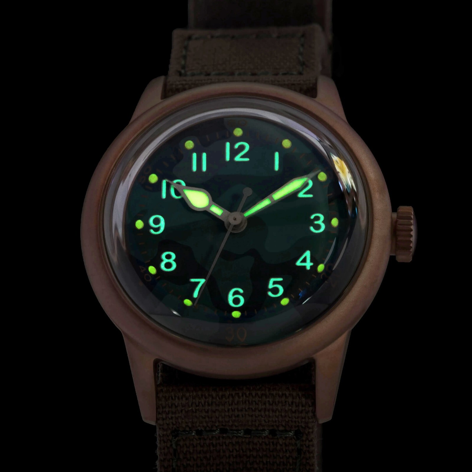 THORN Classic Military A-11 CuSn8 Bronze NH35 Automatic 200m Watch 36mm A11 Ti