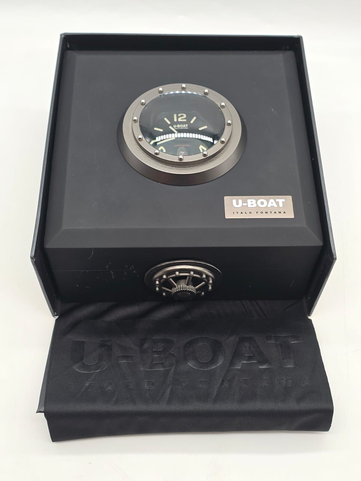 U-Boat Italo Fontana Capsoil 8108/A DLC Quartz Mens Black Analog Watch